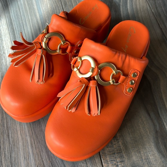 Circus NY Sam Edelman tassel platform loafer/clog - Picture 1 of 5